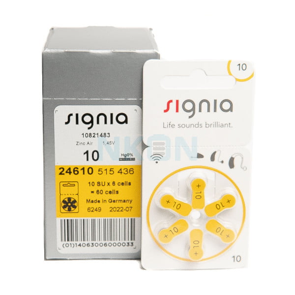 10 Size Battery Signia 10 (PR70)